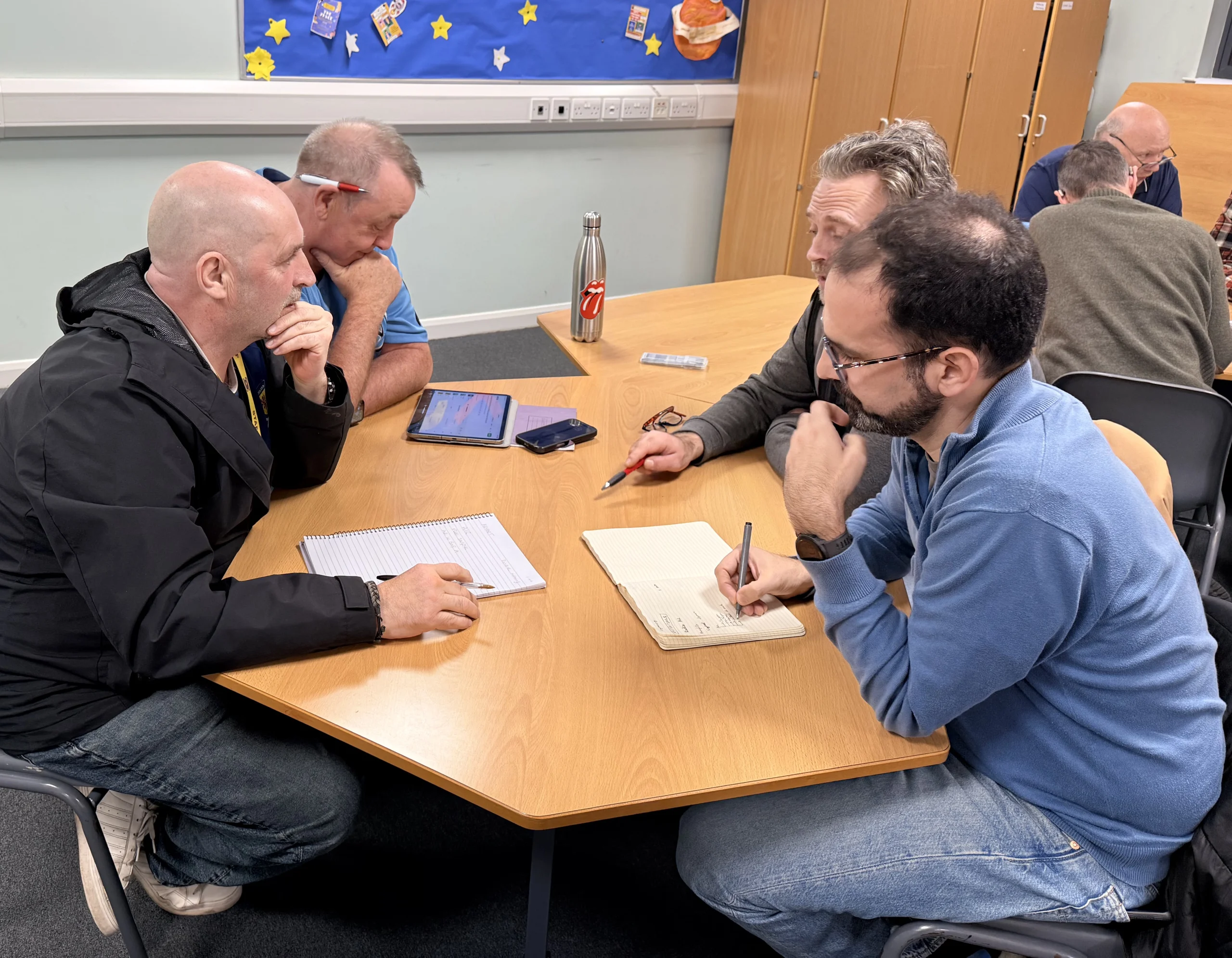 Group workshop supporting mental health recovery