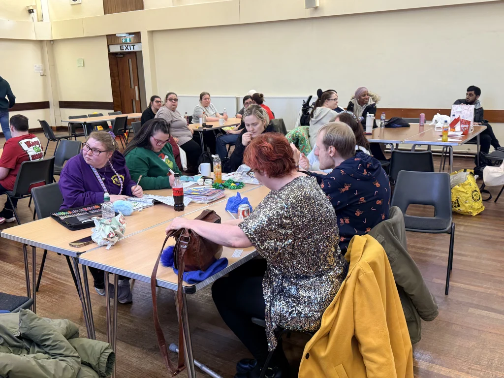Group workshop supporting mental health recovery