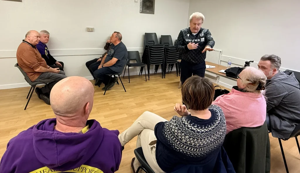 Group workshop supporting mental health recovery