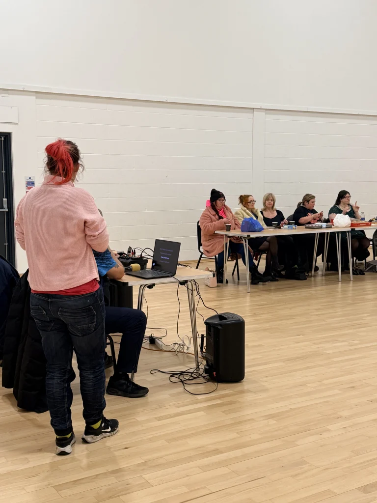 Group workshop supporting mental health recovery